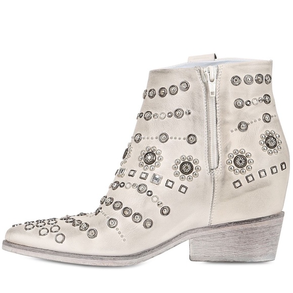 Strategia 80mm Embellished Leather Boots - Picture 2 of 3